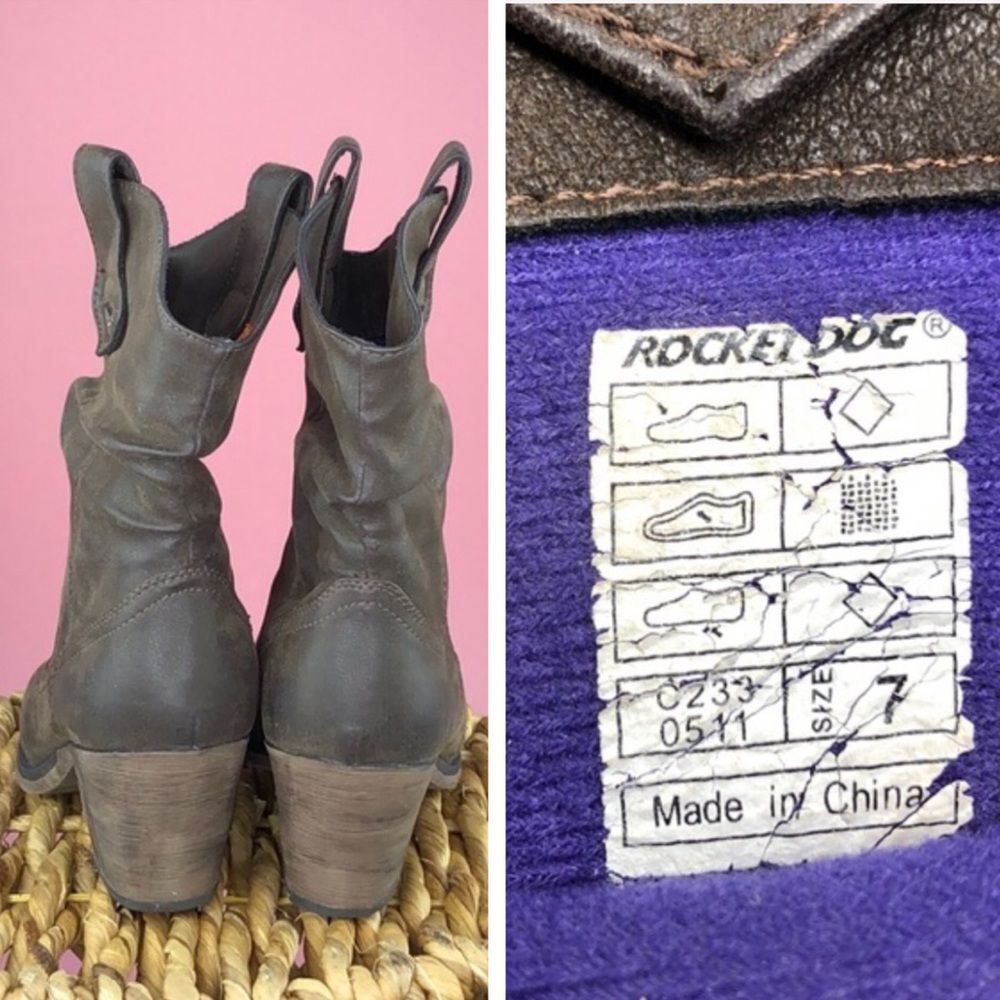 Rocket Dog Women’s Sheriff Vintage Brown Western Boots 7 - Picture 7 of 12